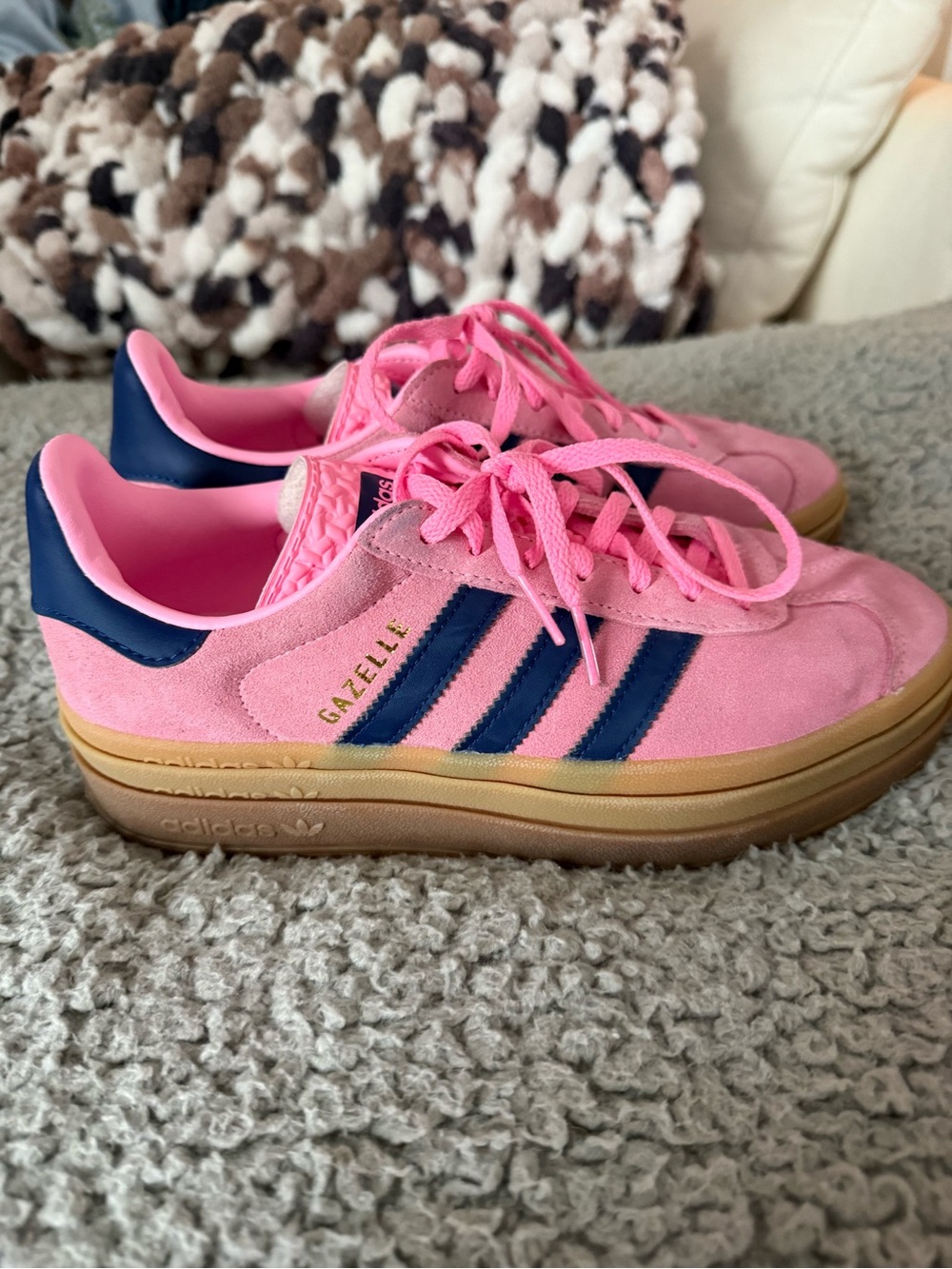 Adidas Platform Gazelle’s Pink/Navy